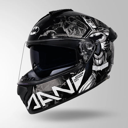 STUDDS DRIFTER BATMAN EDITION HELMET WITH DUAL VISOR ISI AND DOT CERTIFICATION
