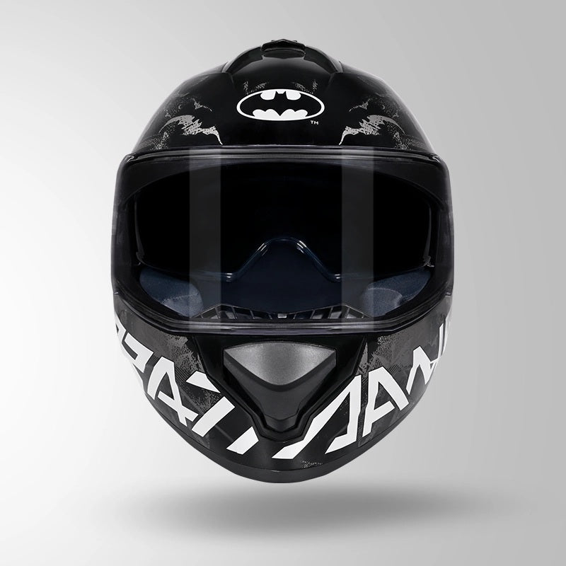 GUB STUDDS DRIFTER BATMAN EDITION HELMET WITH DUAL VISOR ISI AND DOT CERTIFICATION
