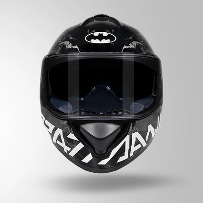 STUDDS DRIFTER BATMAN EDITION HELMET WITH DUAL VISOR ISI AND DOT CERTIFICATION