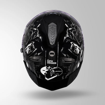 STUDDS DRIFTER BATMAN EDITION HELMET WITH DUAL VISOR ISI AND DOT CERTIFICATION