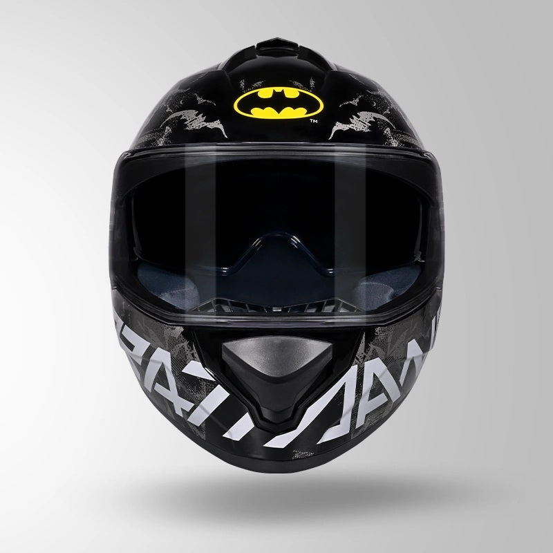 GUB STUDDS DRIFTER BATMAN EDITION HELMET WITH DUAL VISOR ISI AND DOT CERTIFICATION