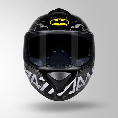 STUDDS DRIFTER BATMAN EDITION HELMET WITH DUAL VISOR ISI AND DOT CERTIFICATION