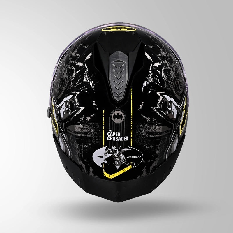GUB STUDDS DRIFTER BATMAN EDITION HELMET WITH DUAL VISOR ISI AND DOT CERTIFICATION