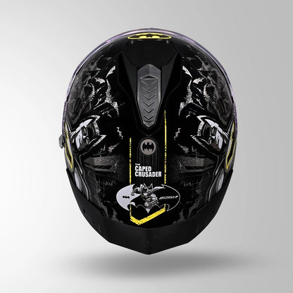 STUDDS DRIFTER BATMAN EDITION HELMET WITH DUAL VISOR ISI AND DOT CERTIFICATION