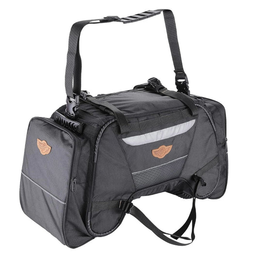 GUB GUARDIANGEARS Rhino Mini 50L Tail Bag with Rain Cover fits on All Motorcycles from 100CC to 1000CC, Polyester