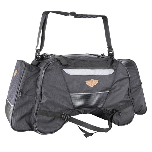 GUB GUARDIANGEARS Rhino 70L Tail Polyester Bag with Rain Cover for All Motorcycles from 100CC to 1000CC