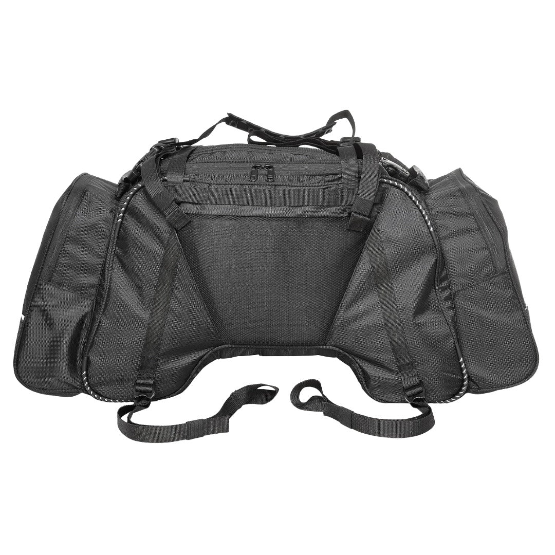 GUB GUARDIANGEARS Rhino 70L Tail Polyester Bag with Rain Cover for All Motorcycles from 100CC to 1000CC