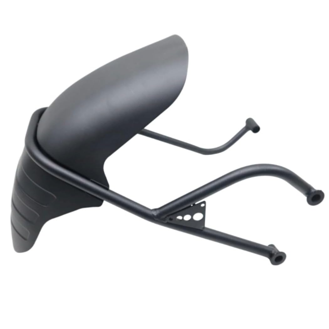 Type 2 Tyre Hugger Rear Mudguard for Royal Enfield Guerrilla 450 – Heavy Duty Plastic Splash Guard with Metal Clamp, Easy Install, Black