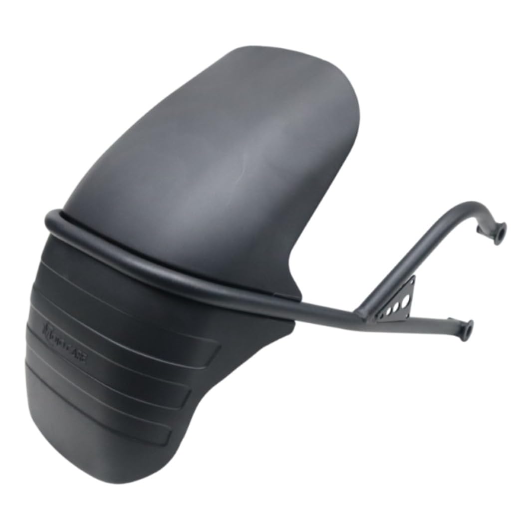 Type 2 Tyre Hugger Rear Mudguard for Royal Enfield Guerrilla 450 – Heavy Duty Plastic Splash Guard with Metal Clamp, Easy Install, Black
