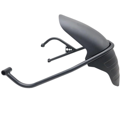 Type 2 Tyre Hugger Rear Mudguard for Royal Enfield Guerrilla 450 – Heavy Duty Plastic Splash Guard with Metal Clamp, Easy Install, Black