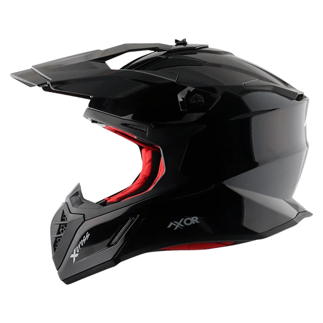 Axor X Cross ISI ECE DOT Certified Full Face Dual Sport Peak Off Road Helmet for Men and Women