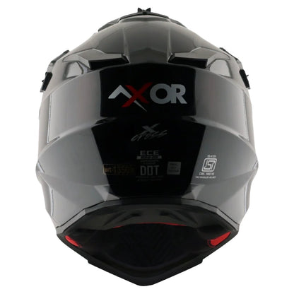 Axor X Cross ISI ECE DOT Certified Full Face Dual Sport Peak Off Road Helmet for Men and Women