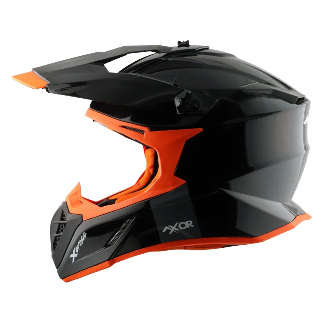 Axor X Cross ISI ECE DOT Certified Full Face Dual Sport Peak Off Road Helmet for Men and Women