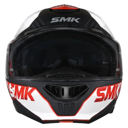 SMK Gullwing Tourleader Flip Up Dual Visor Helmet for Men, Women, ISI DOT ECE 22.06 Certified