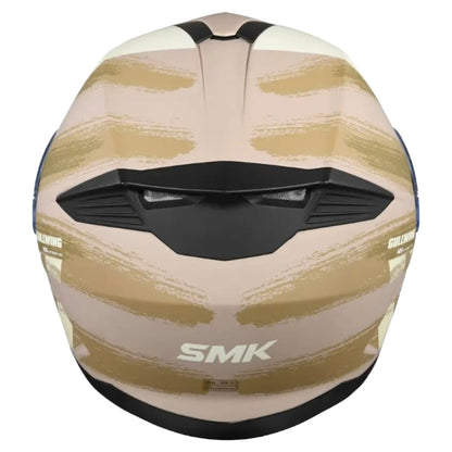 SMK Gullwing Tourleader Flip Up Dual Visor Helmet for Men, Women, ISI DOT ECE 22.06 Certified