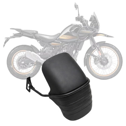 Type 2 Rear Tyre Hugger for Royal Enfield Himalayan 450 | Mudguard Splash Guard with Metal Clamp | Durable Plastic Build | Easy Install | Black