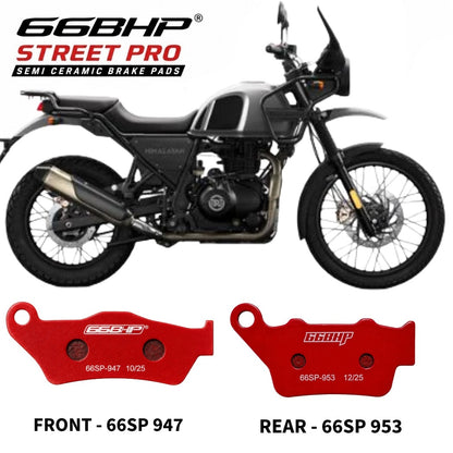 66BHP Semi-Ceramic Brake Pads for Royal Enfield Himalayan 411