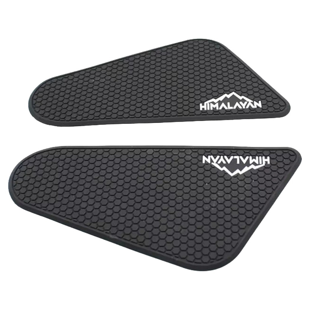 Fuel Tank Pad Sticker for RE Himalayan 450 (2024-2026) | Anti-Slip Side Tank Grip Protector Decal | Scratch Resistant Rubber Fuel Tank Protection Sticker | Black