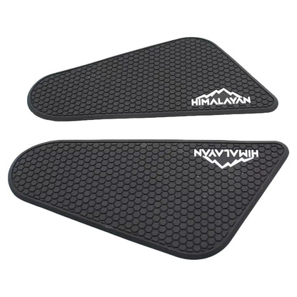 Fuel Tank Pad Sticker for RE Himalayan 450 (2024-2026) | Anti-Slip Side Tank Grip Protector Decal | Scratch Resistant Rubber Fuel Tank Protection Sticker | Black