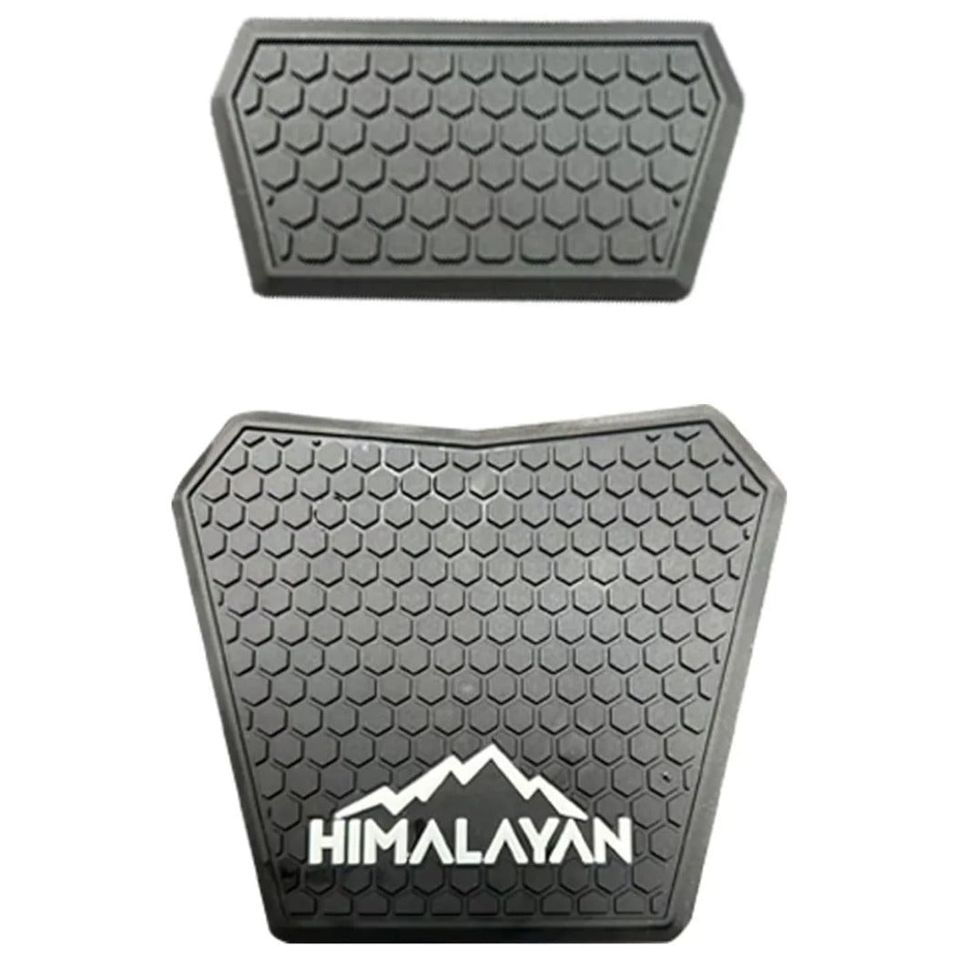 Fuel Tank Pad Sticker for RE Himalayan 450 (2024-2026) | Anti-Slip Side Tank Grip Protector Decal | Scratch Resistant Rubber Fuel Tank Protection Sticker | Black