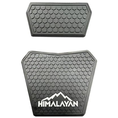 Fuel Tank Pad Sticker for RE Himalayan 450 (2024-2026) | Anti-Slip Side Tank Grip Protector Decal | Scratch Resistant Rubber Fuel Tank Protection Sticker | Black
