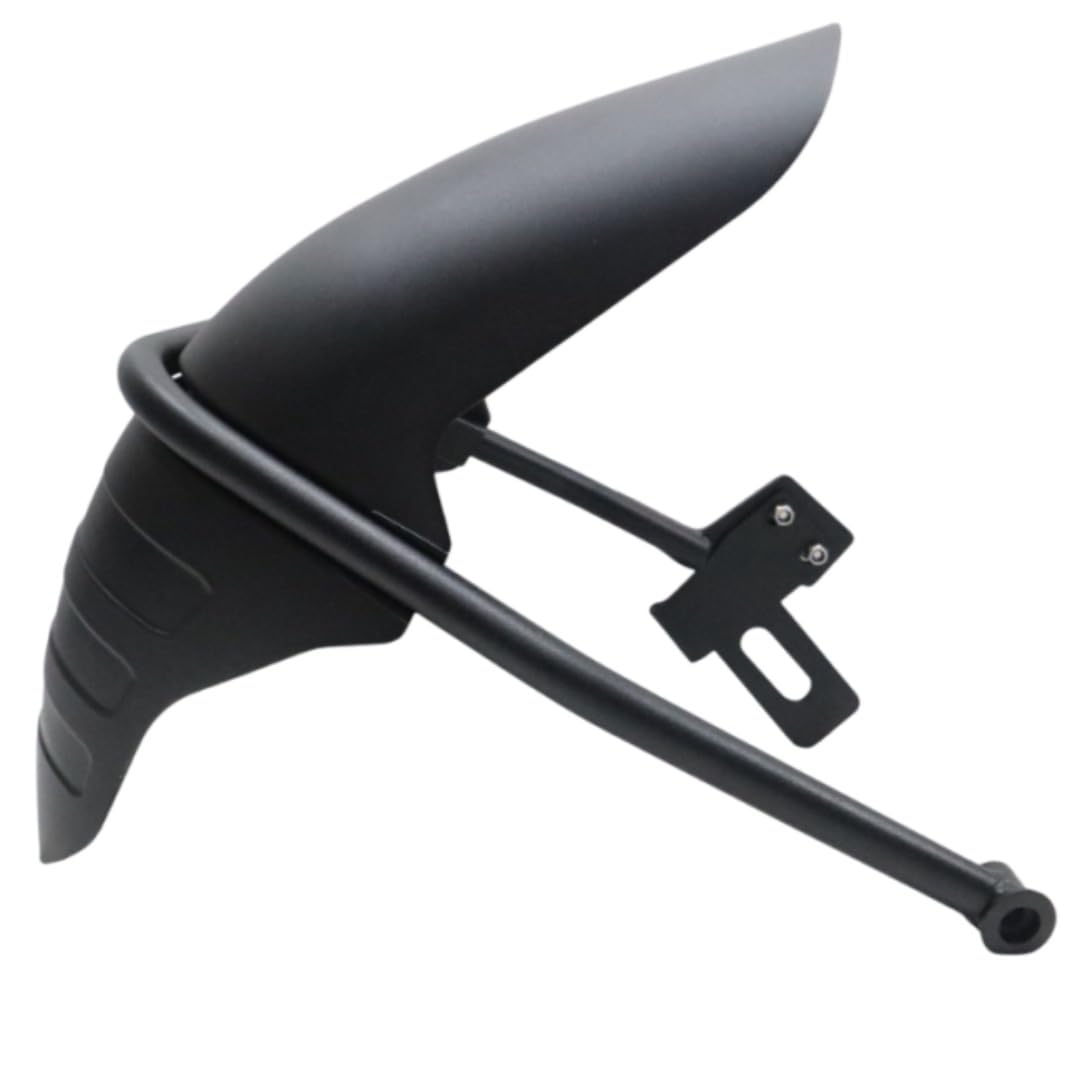 Type 2 Tyre Hugger for Royal Enfield Hunter 350 | Rear Mudguard Splash Guard | Plastic with Metal Clamp | Black