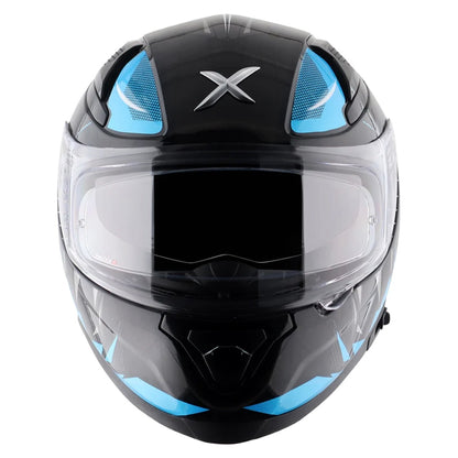 Axor Apex Hunter ISI ECE DOT Certified Full Face Dual Visor Helmet For Men And Women With Pinlock Fitted Outer Clear Visor And Inner Smoke Sun Visor