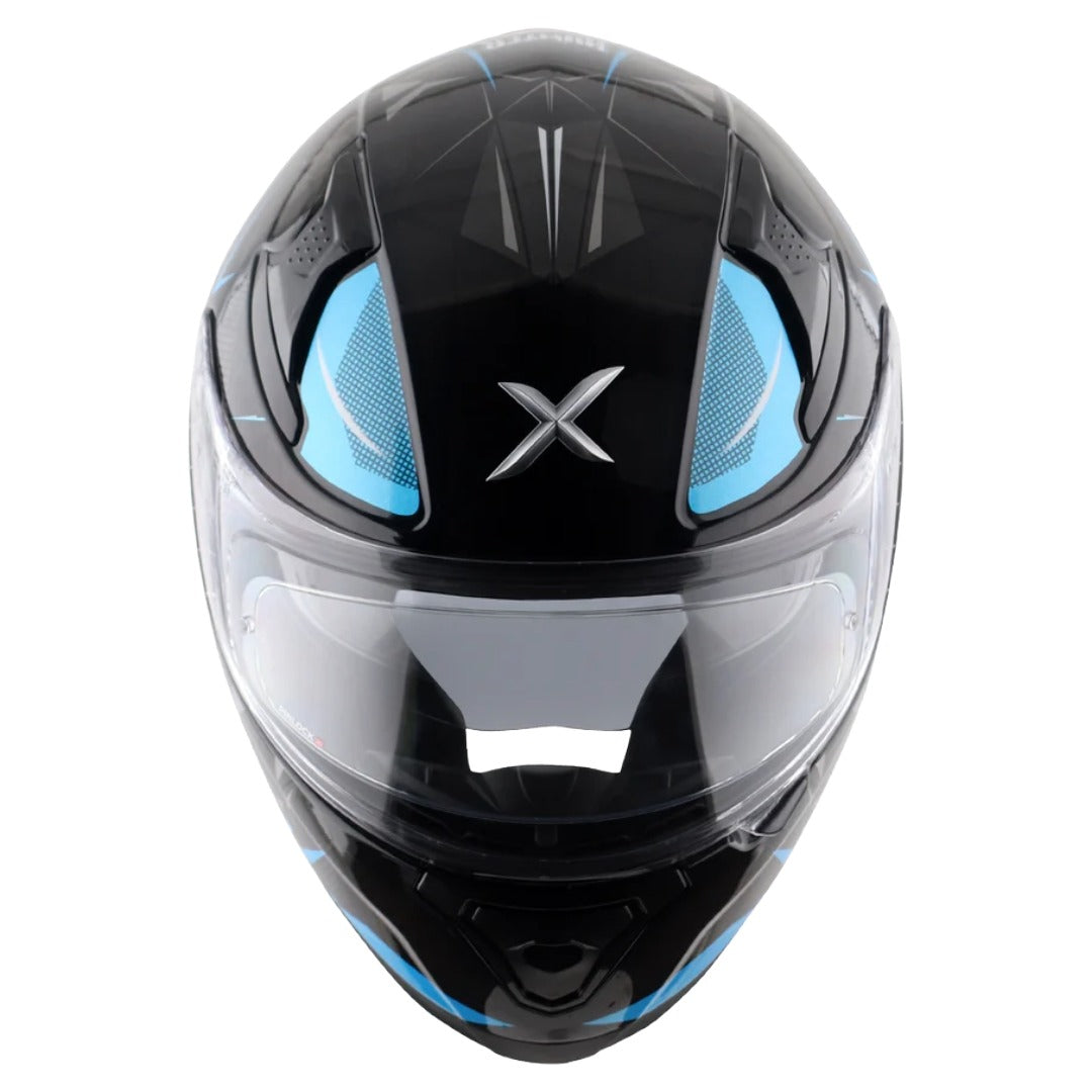 Axor Apex Hunter ISI ECE DOT Certified Full Face Dual Visor Helmet For Men And Women With Pinlock Fitted Outer Clear Visor And Inner Smoke Sun Visor