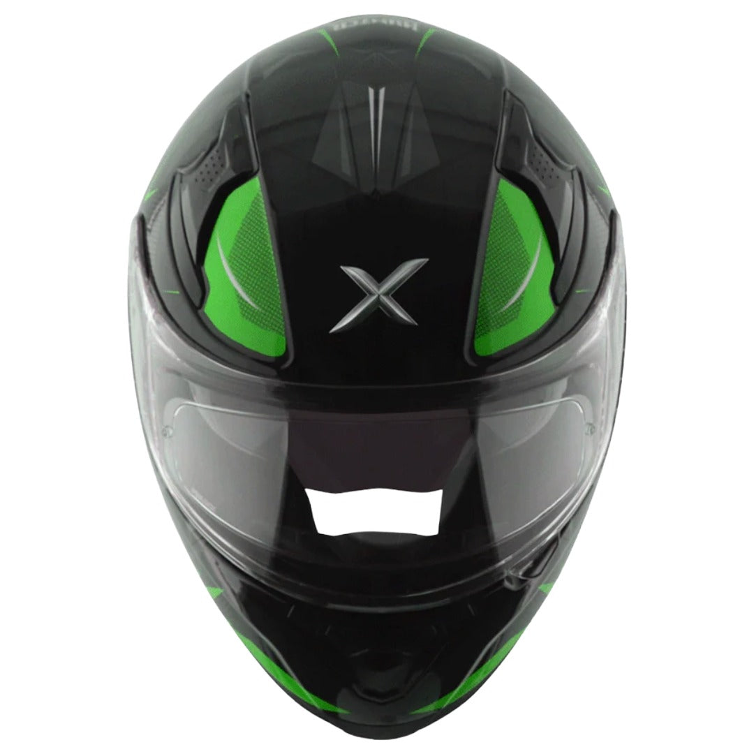 Axor Apex Hunter ISI ECE DOT Certified Full Face Dual Visor Helmet For Men And Women With Pinlock Fitted Outer Clear Visor And Inner Smoke Sun Visor