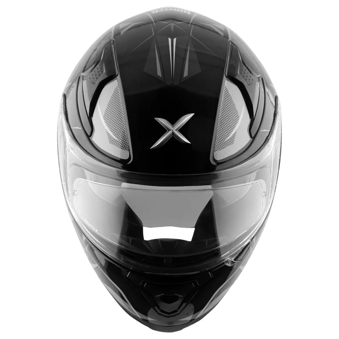Axor Apex Hunter ISI ECE DOT Certified Full Face Dual Visor Helmet For Men And Women With Pinlock Fitted Outer Clear Visor And Inner Smoke Sun Visor