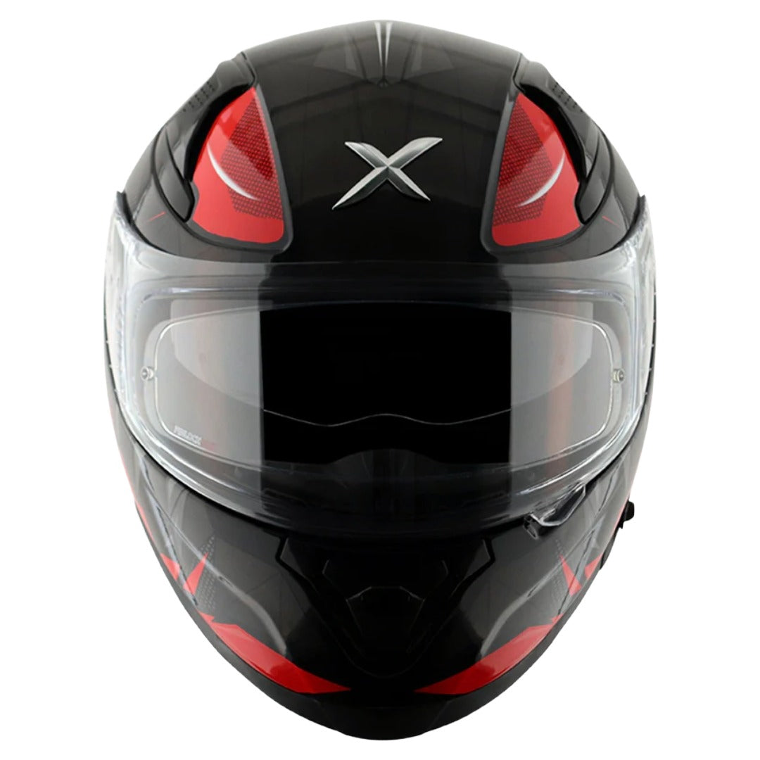 Axor Apex Hunter ISI ECE DOT Certified Full Face Dual Visor Helmet For Men And Women With Pinlock Fitted Outer Clear Visor And Inner Smoke Sun Visor