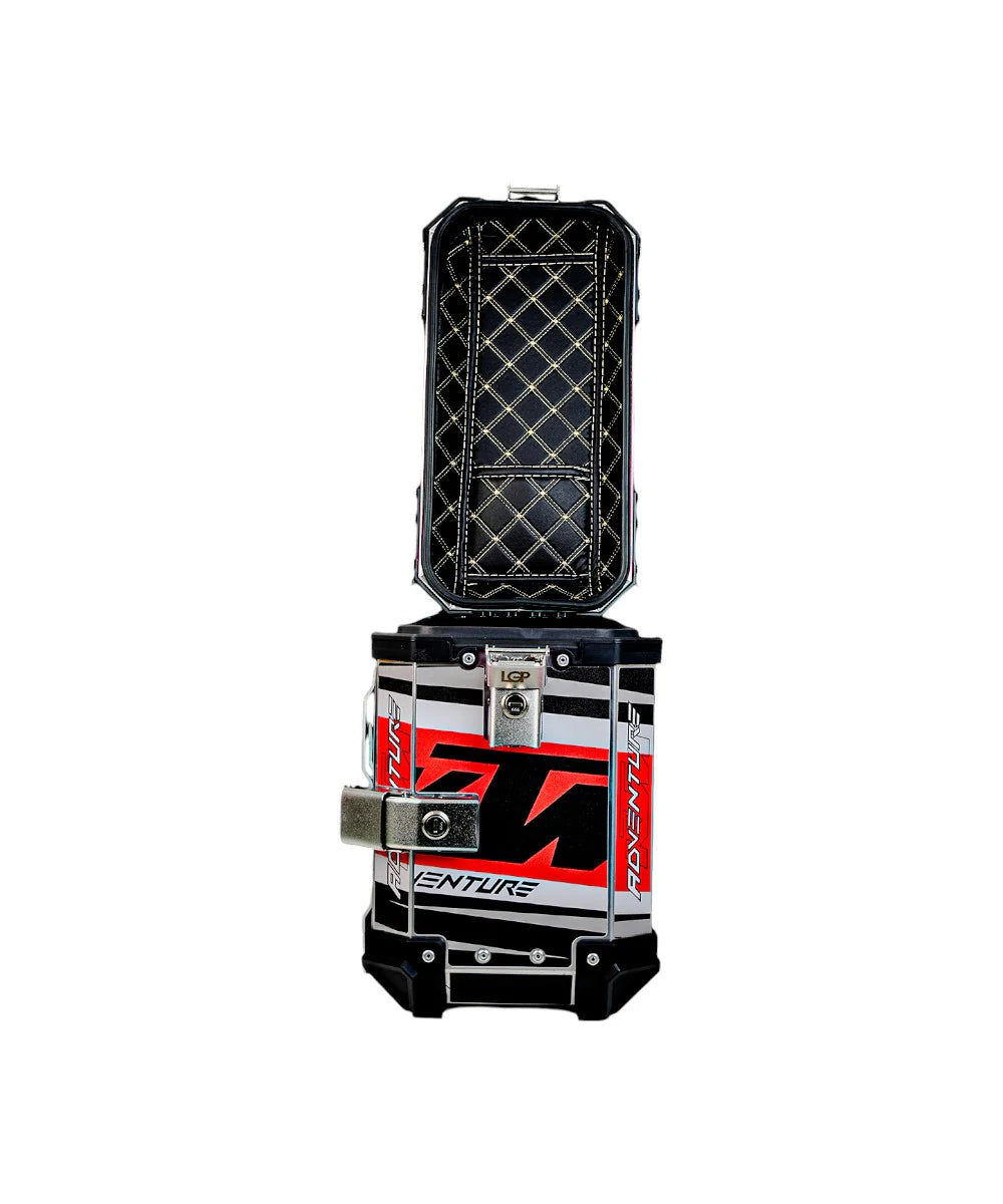 Premium Aluminum KTM Graphics Top Box & Panniers