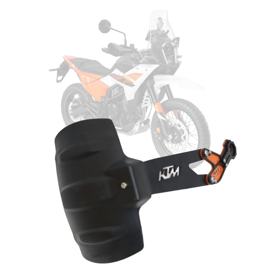 Tyre Hugger | Mudguard | Splash Guard with 3MM Thickness Metal Clamp Mudguard for KTM Adventure 390S (2025)