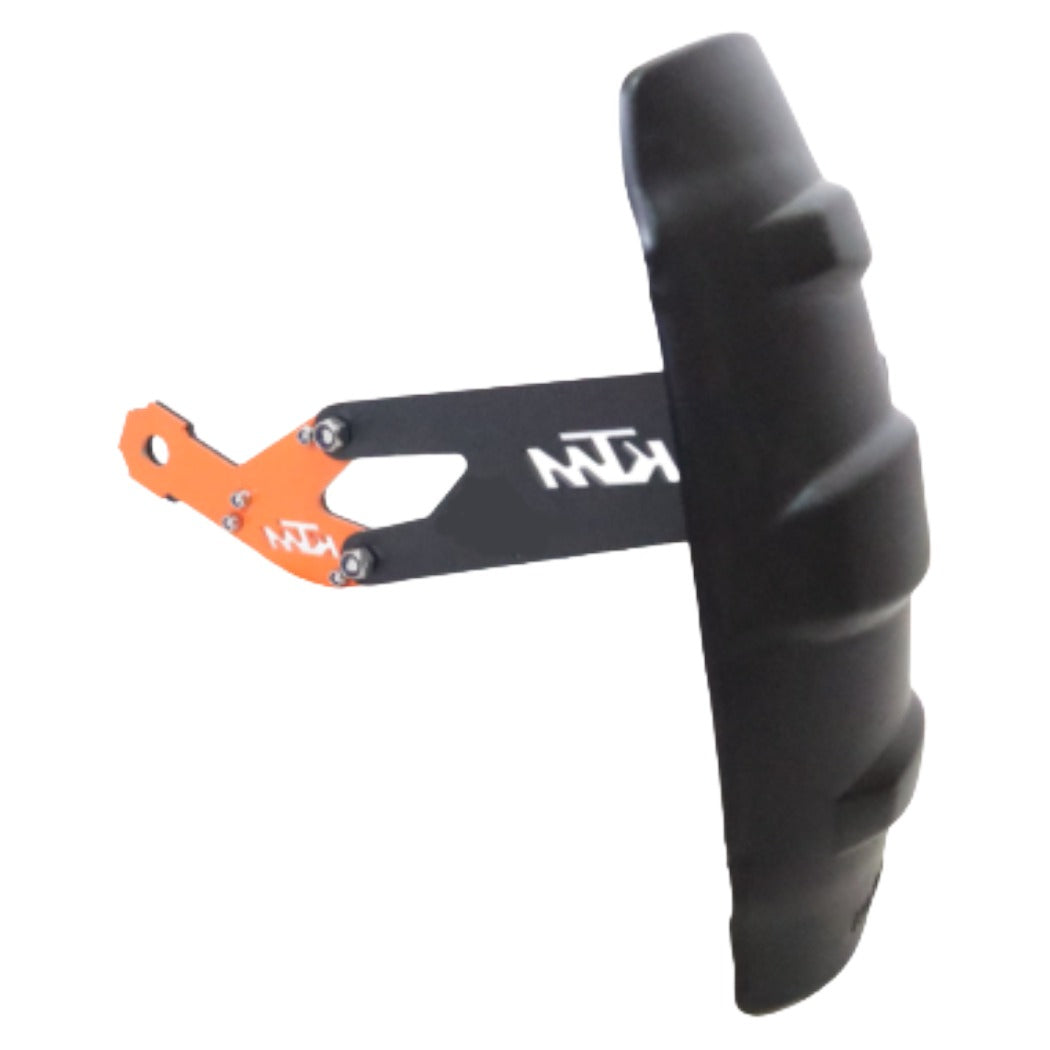 Rear Mudguard | Tyre Hugger | Mudguard | Splash Guard with 3MM Thickness Metal Clamp Compatible for K-TM Adventure 250 (2025 Model)