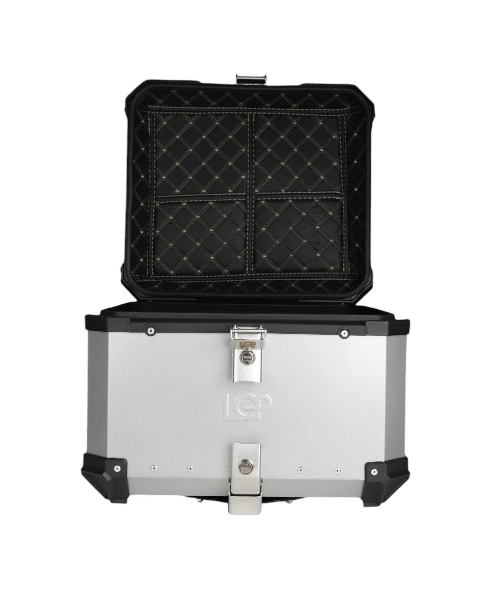 GUB Premium Aluminum Top Box 55 Liters - 1 Year Warranty