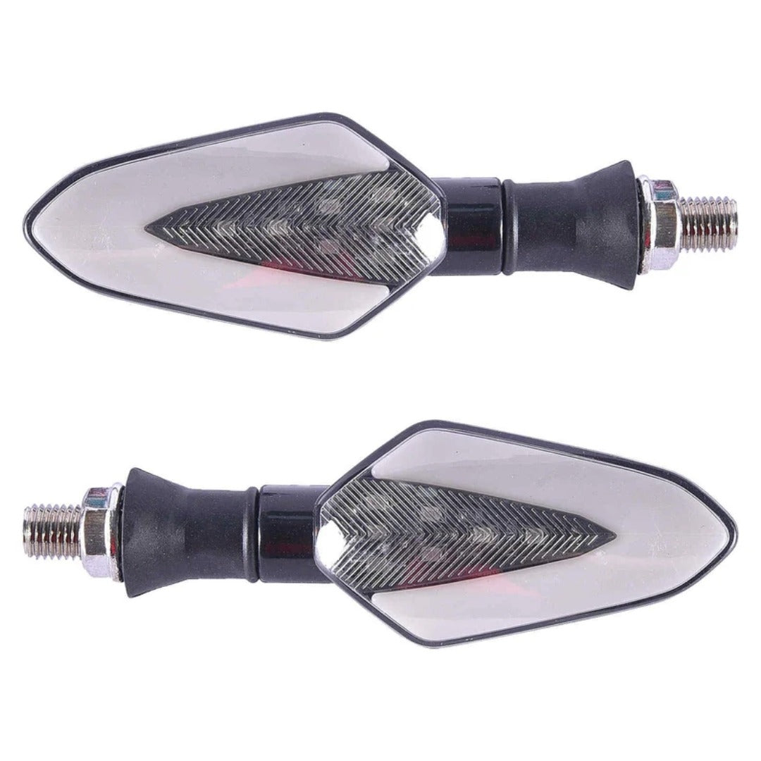 LGP Universal Signal Indicator Light Lamp for All Bikes, (Set of 2)