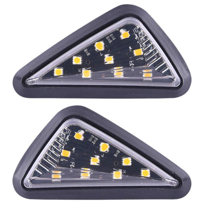 LGP Yellow Flush Mount Smoked 9 LED Turn Signal Light Bike Indicator Lights Motorcycle, 12V DC Motorcycle Indicators For CBR 150 250, YZF R15 V3 V2, Pack Of 2