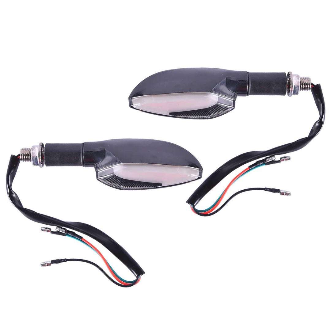 LGP Universal Signal Indicator Light Lamp for All Bikes, (Set of 2)