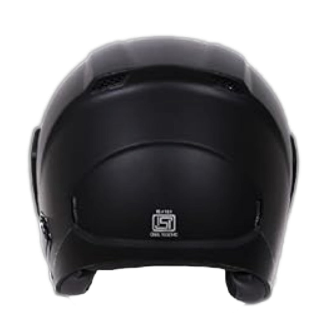 GUB Vega Lark ISI Certified Lightweight Open Face Helmet for Men and Women with Long Clear Visor