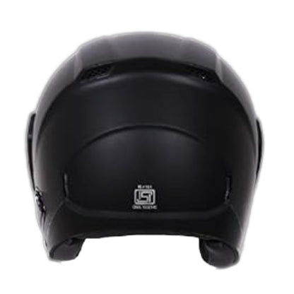 Vega Lark ISI Certified Lightweight Open Face Helmet for Men and Women with Long Clear Visor
