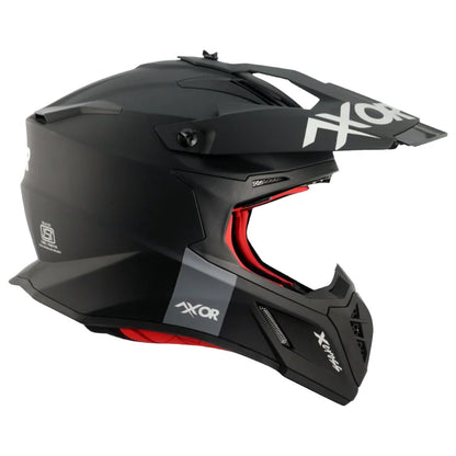 Axor X Cross ISI ECE DOT Certified Full Face Dual Sport Peak Off Road Helmet for Men and Women