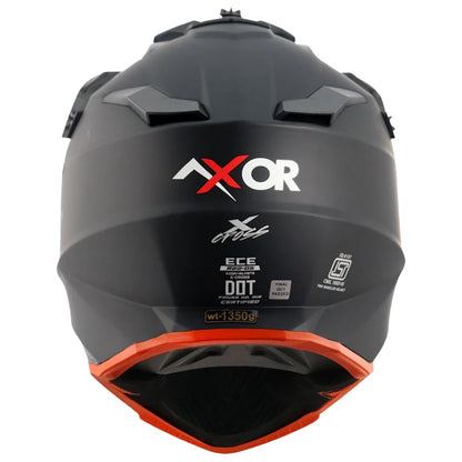 Axor X Cross ISI ECE DOT Certified Full Face Dual Sport Peak Off Road Helmet for Men and Women