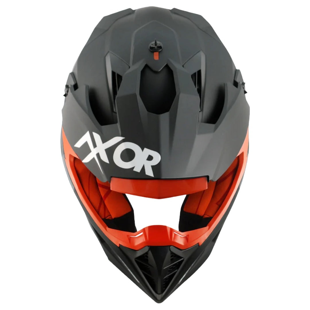 Axor X Cross ISI ECE DOT Certified Full Face Dual Sport Peak Off Road Helmet for Men and Women