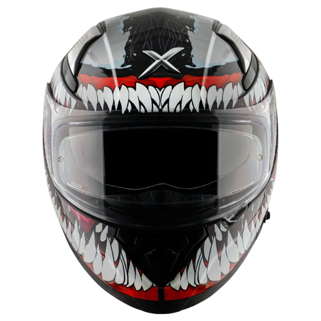 Axor Apex Marvel Venom ISI ECE and DOT Certified Motorbike Helmet