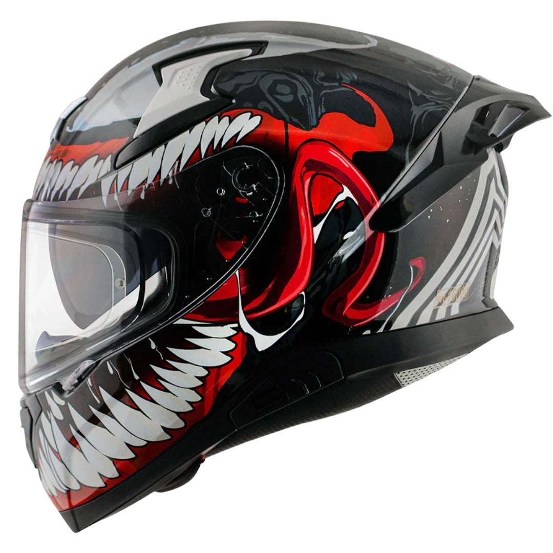 Axor Apex Marvel Venom ISI ECE and DOT Certified Motorbike Helmet