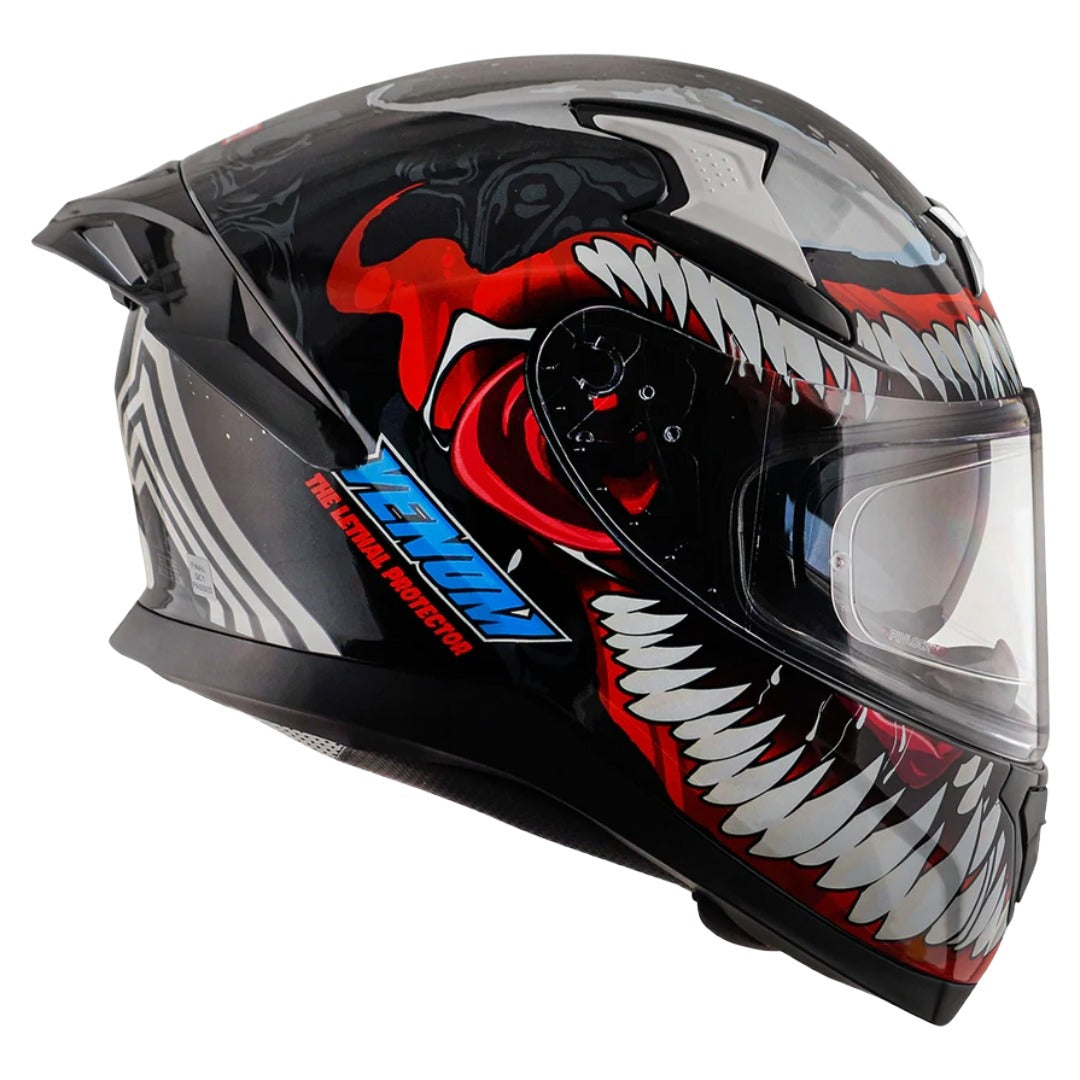 Axor Apex Marvel Venom ISI ECE and DOT Certified Motorbike Helmet