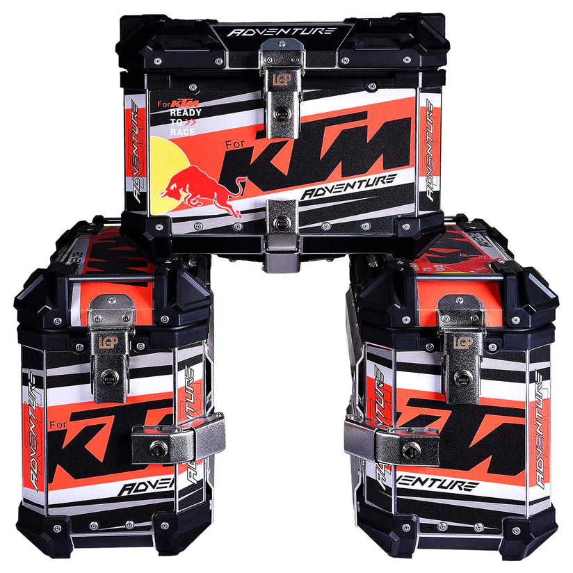 LGP PANNIER KTM GRAPHICS SET OF 3 ADVENTURE PRO 45L+38L+38L  Graphics