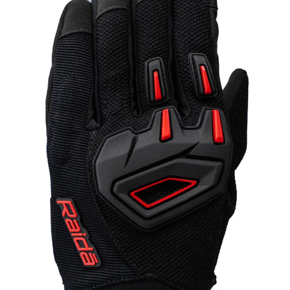 Raida Avantur 2.0 Motorcycle Gloves | Enhanced Knuckle Protection | Touchscreen Compatible | Lightweight & Comfortable | Ideal for Daily Commute & Weekend Rides
