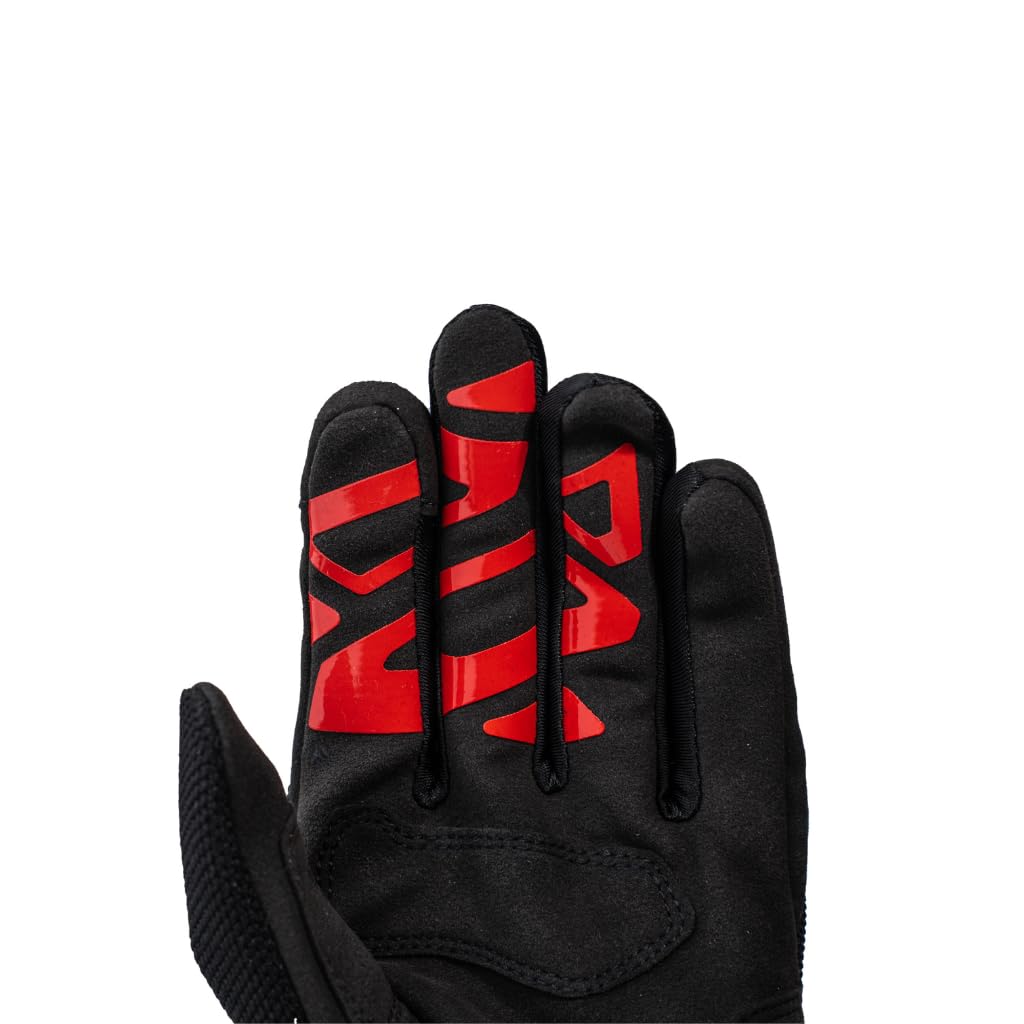 Raida Avantur 2.0 Motorcycle Gloves | Enhanced Knuckle Protection | Touchscreen Compatible | Lightweight & Comfortable | Ideal for Daily Commute & Weekend Rides