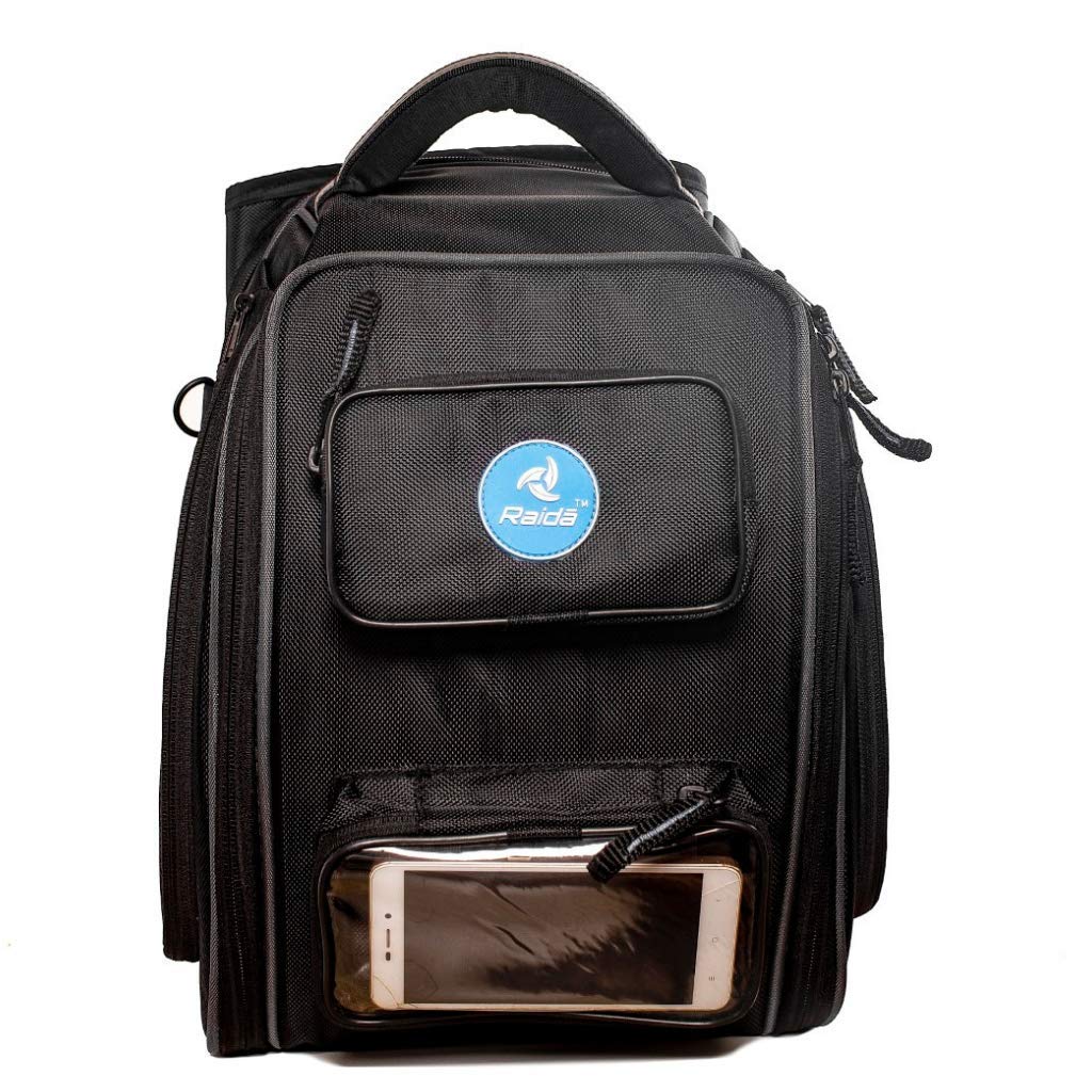 GUB Raida GPS Series Motorcycle Tank Bag with Rain Cover